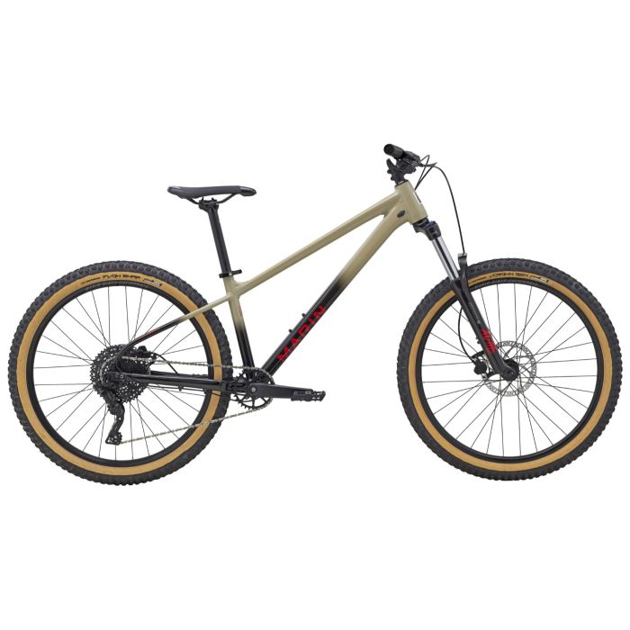 Image of "Marin San Quentin 1 27.5" Hardtail Mountain Bike - 2025" - Medium, Tan / Black