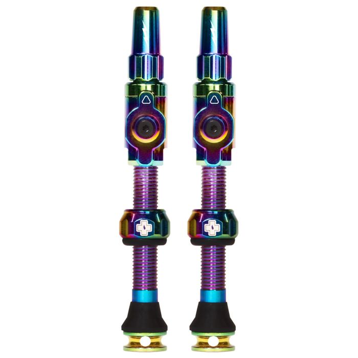 Image of Muc-Off Big Bore Tubeless Valves - Lite, Large, Iridescent