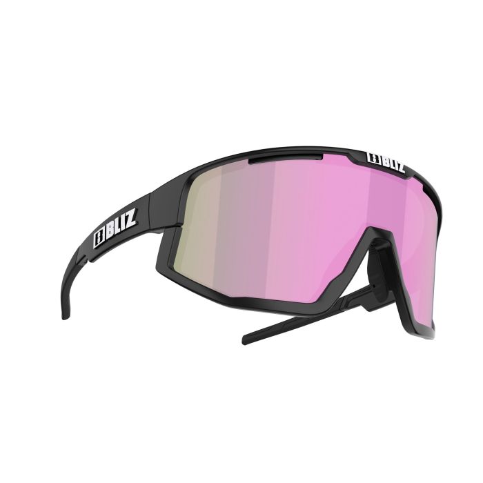 Tweeks Cycles Bliz Fusion Sunglasses - Matt Black Frame / Brown with Rose Multi Lens | Clearance section. 365 day returns, 0% finance & FREE delivery over £50