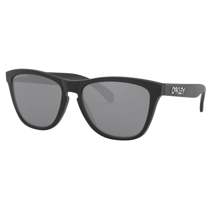 Tweeks Cycles Oakley Frogskins Sunglasses - Matte Black Frame / Prizm Black Polarized Lens | Clearance section. 365 day returns, 0% finance & FREE delivery over £50