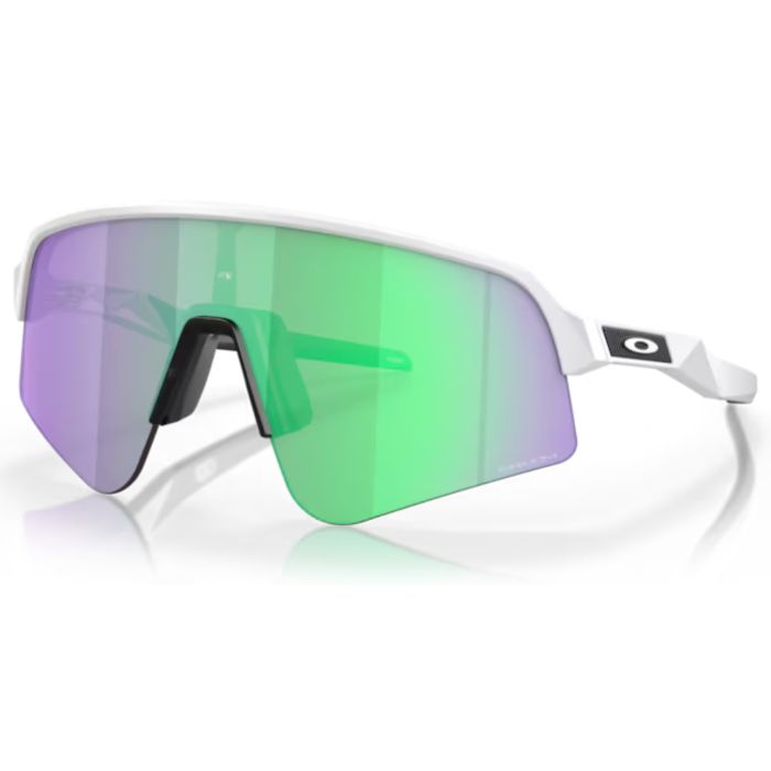 Tweeks Cycles Oakley Sutro Lite Sweep Sunglasses - Matte White Frame / Prizm Road Jade Lens | Clearance section. 365 day returns, 0% finance & FREE delivery over £50