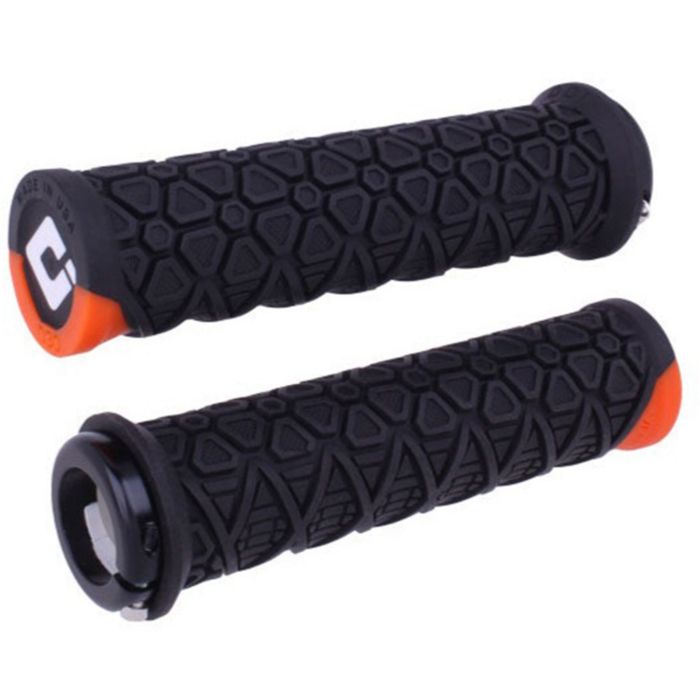 Tweeks Cycles ODI Vanquish MTB Lock On Grips - Black | Clearance section. 365 day returns, 0% finance & FREE delivery over £50