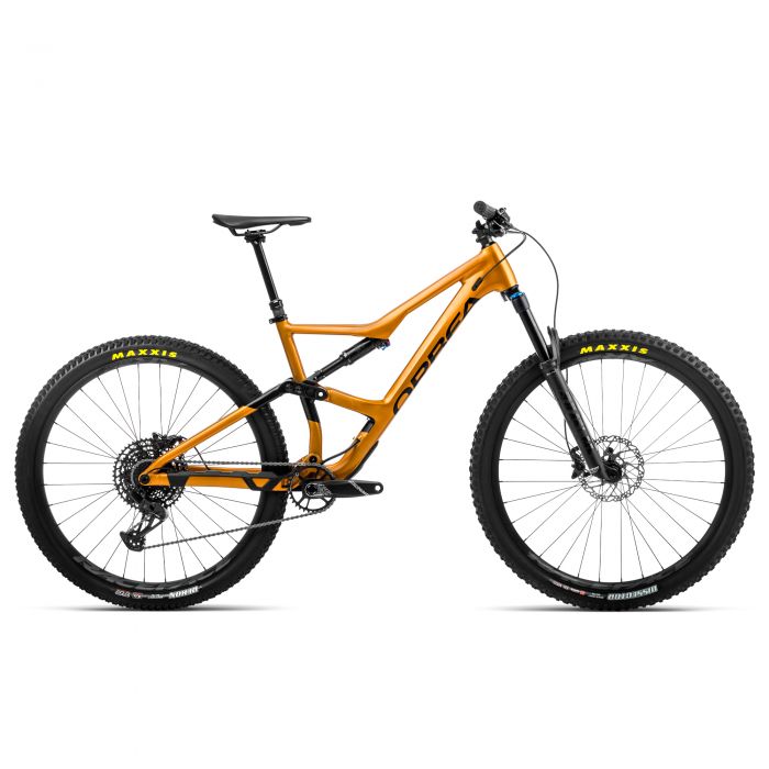 Image of Orbea Occam H20 Full Suspension Mountain Bike - 2023 - Medium, Leo Orange Black Gloss