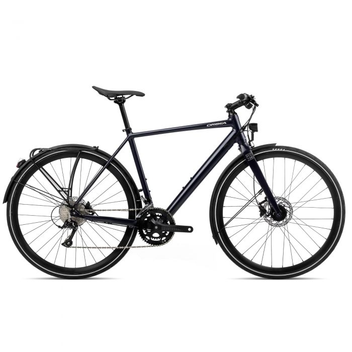 Image of Orbea Vector 15 Hybrid Bike - 2023 - Small, Metallic Night Black Matt Gloss