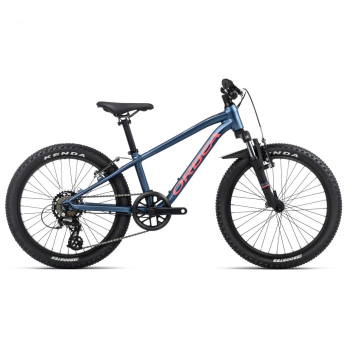 Image of Orbea MX 20 XC Kids Bike - 2024 - Moondust Blue - Red (Matt)