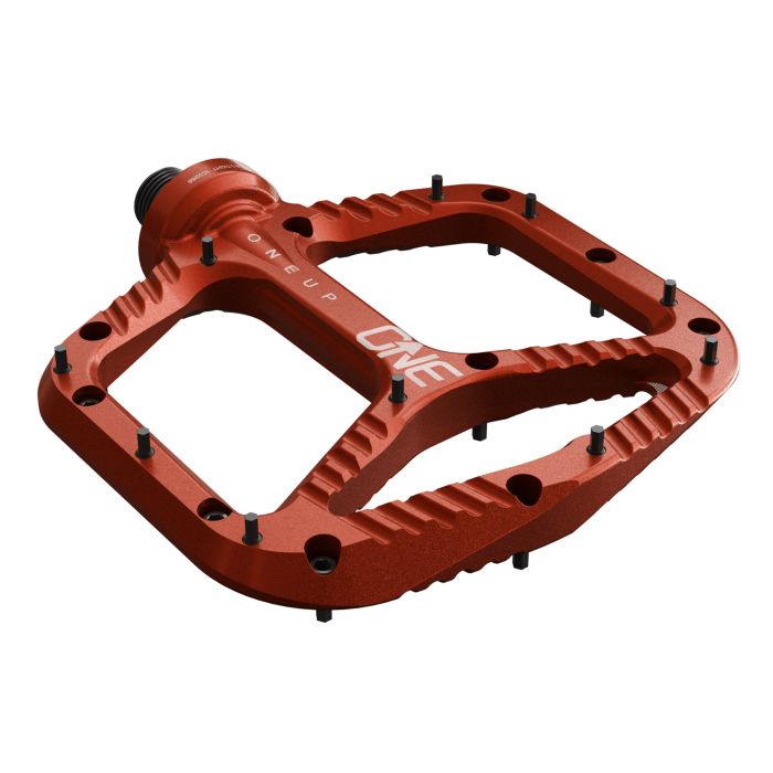 Image of OneUp Components Aluminium Pedals - Red