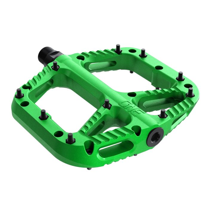 Tweeks Cycles OneUp Components Composite Pedals - Green | Clearance section. 365 day returns, 0% finance & FREE delivery over £50