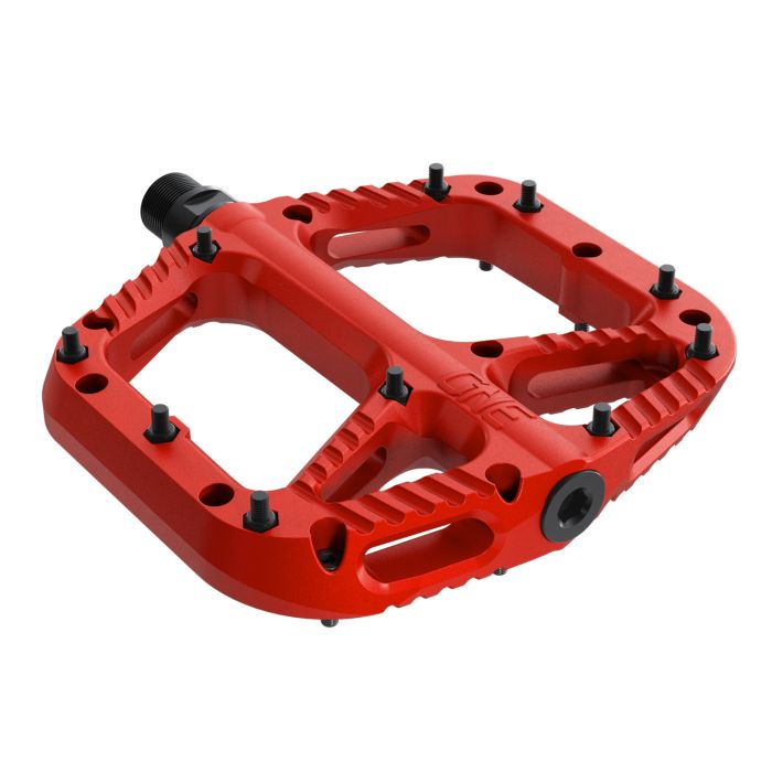 Tweeks Cycles OneUp Components Composite Pedals - Red | Clearance section. 365 day returns, 0% finance & FREE delivery over £50