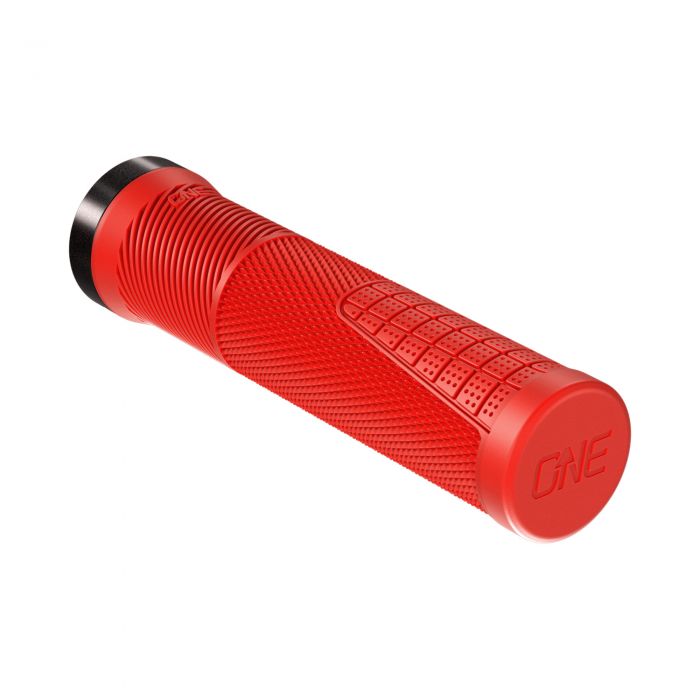 Image of OneUp Components Thin Lock-On Grips - Red