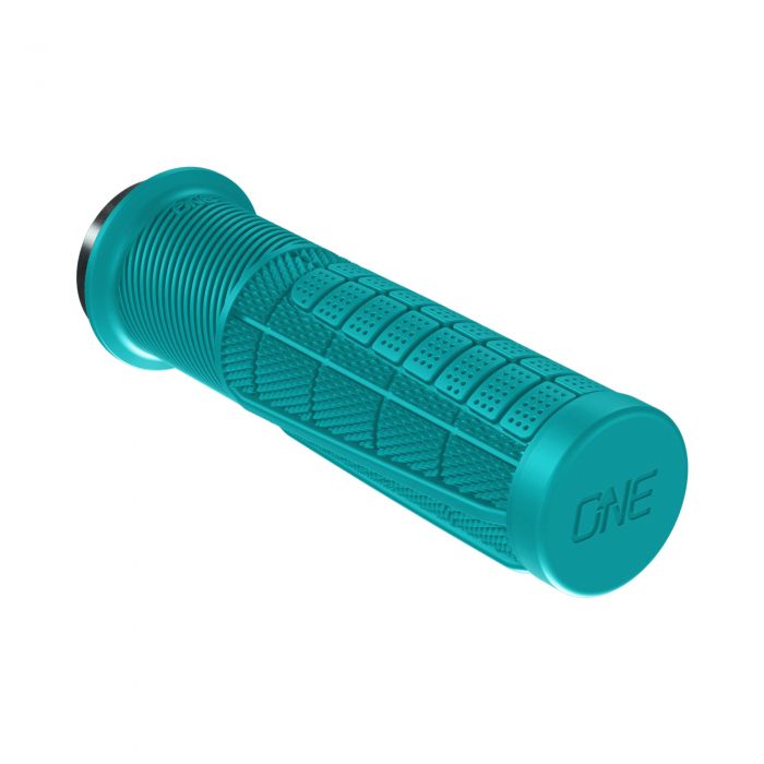 Tweeks Cycles OneUp Components Thick Lock-On Grips - Turquoise | Clearance section. 365 day returns, 0% finance & FREE delivery over £50