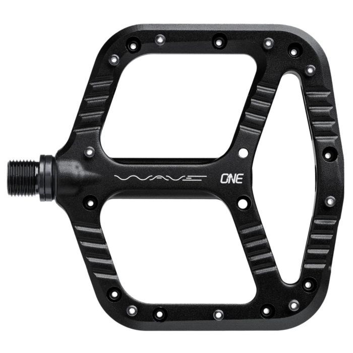 Tweeks Cycles OneUp Components Wave Pedals - Black | Clearance section. 365 day returns, 0% finance & FREE delivery over £50