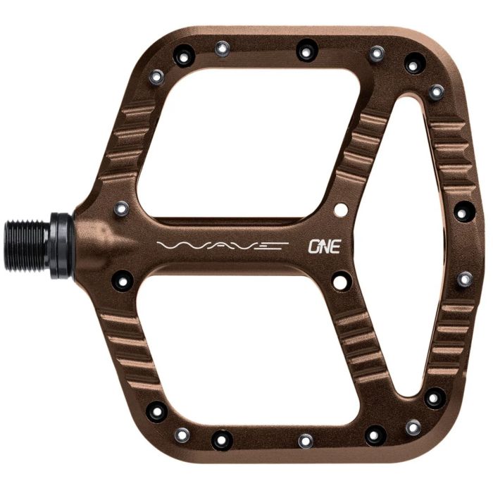 Tweeks Cycles OneUp Components Wave Pedals - Bronze | Clearance section. 365 day returns, 0% finance & FREE delivery over £50