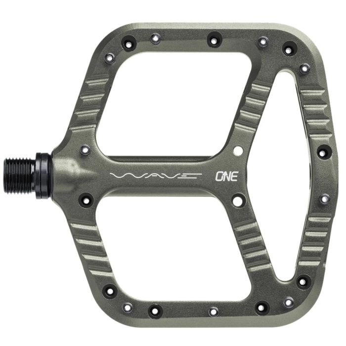 Tweeks Cycles OneUp Components Wave Pedals - Grey | Clearance section. 365 day returns, 0% finance & FREE delivery over £50