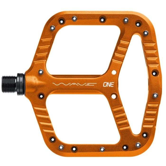 Tweeks Cycles OneUp Components Wave Pedals - Orange | Clearance section. 365 day returns, 0% finance & FREE delivery over £50