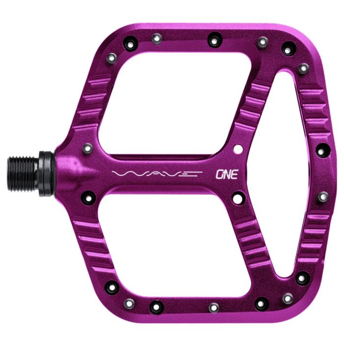 Tweeks Cycles OneUp Components Wave Pedals - Purple | Clearance section. 365 day returns, 0% finance & FREE delivery over £50