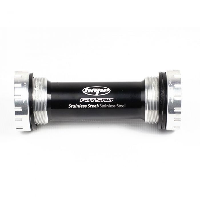 Image of Hope Technology Stainless Bottom Bracket Cups - 24mm Axle - Silver, 100mm (Fat Bike)