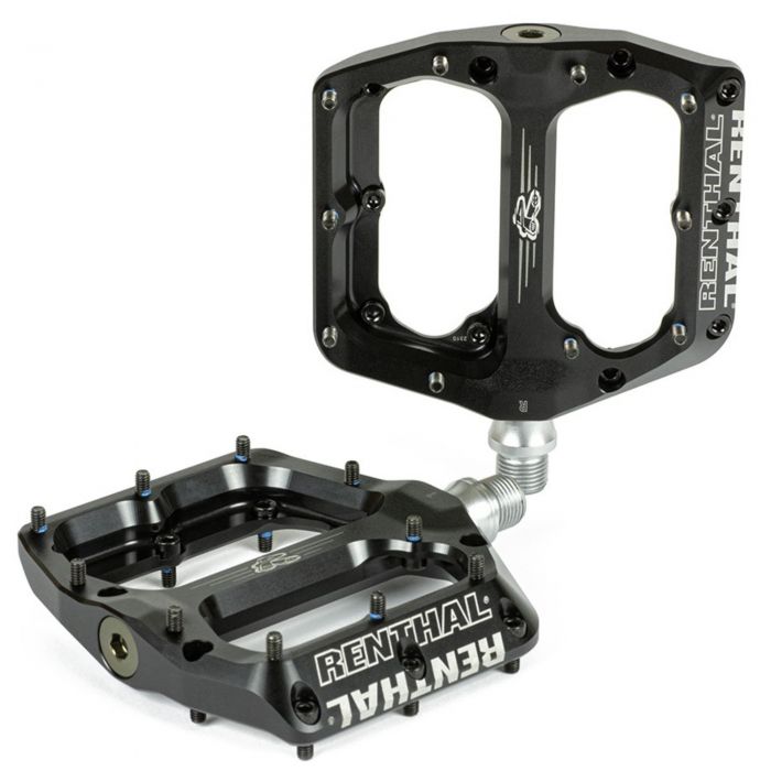 Tweeks Cycles Renthal Revo-F Flat Pedals - Black | Clearance section. 365 day returns, 0% finance & FREE delivery over £50