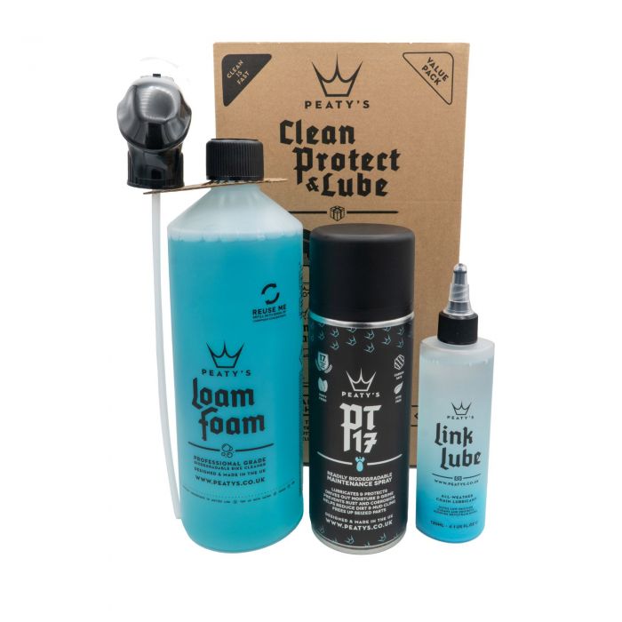 Image of Peaty's Clean Protect Lube Gift Pack - 1 Litre