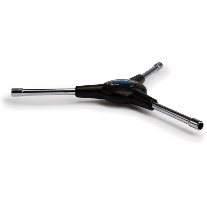 Image of Park Tool SW15C - 3 Way Internal Nipple Wrench - Square Drive - 5mm - 5.5mm Hexes