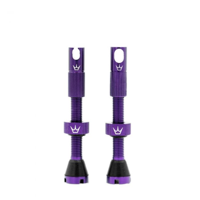 Tweeks Cycles Peaty's x Chris King Tubeless MK2 Valves - 42mmViolet | Clearance section. 365 day returns, 0% finance & FREE delivery over £50