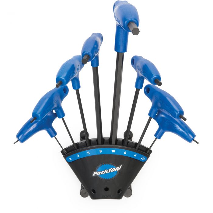 Image of Park Tool PH-1.2 P-Handle Hex Wrench Set with Holder