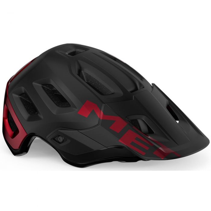 Image of MET Roam MIPS Helmet - Small, Black Red Metallic Matt Glossy