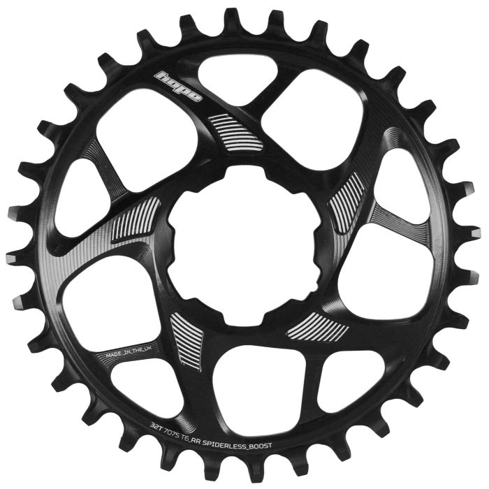 Tweeks Cycles Hope Technology R22 Spiderless Boost Direct Mount Chainring - 32T | Clearance section. 365 day returns, 0% finance & FREE delivery over £50