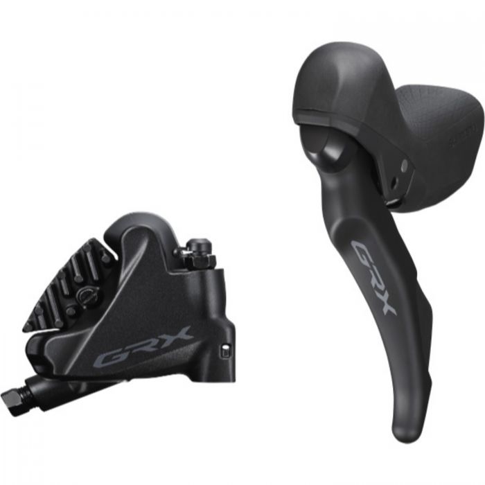 Image of Shimano GRX RX600 11-Speed STI Shift Levers & RX400 Calipers - Front Shift / Rear Brake