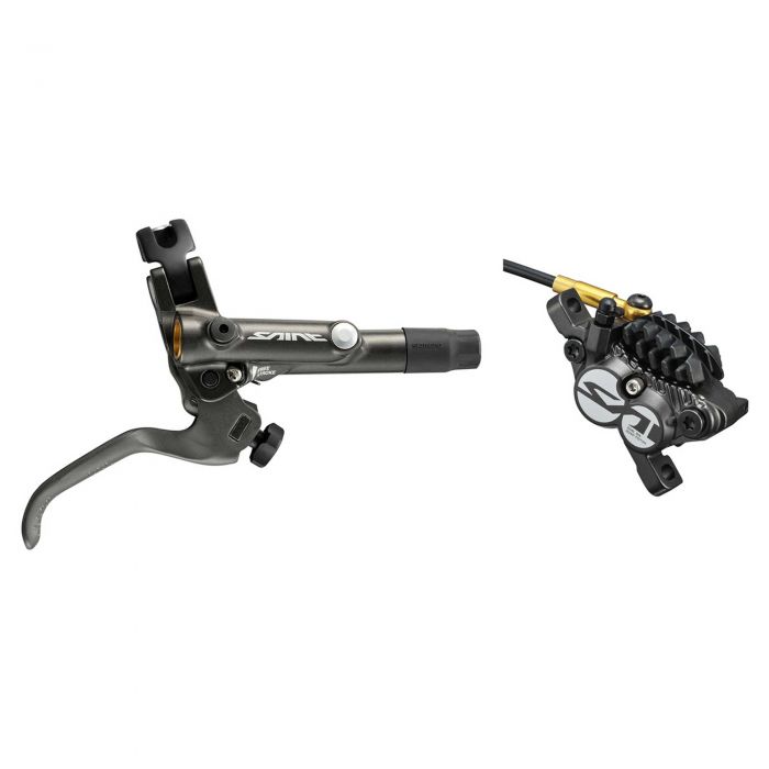 Image of Shimano Saint M820 I-Spec B Compatible Disc Brake Kit - fully bled front brakepost mount calliper1000 mm hose