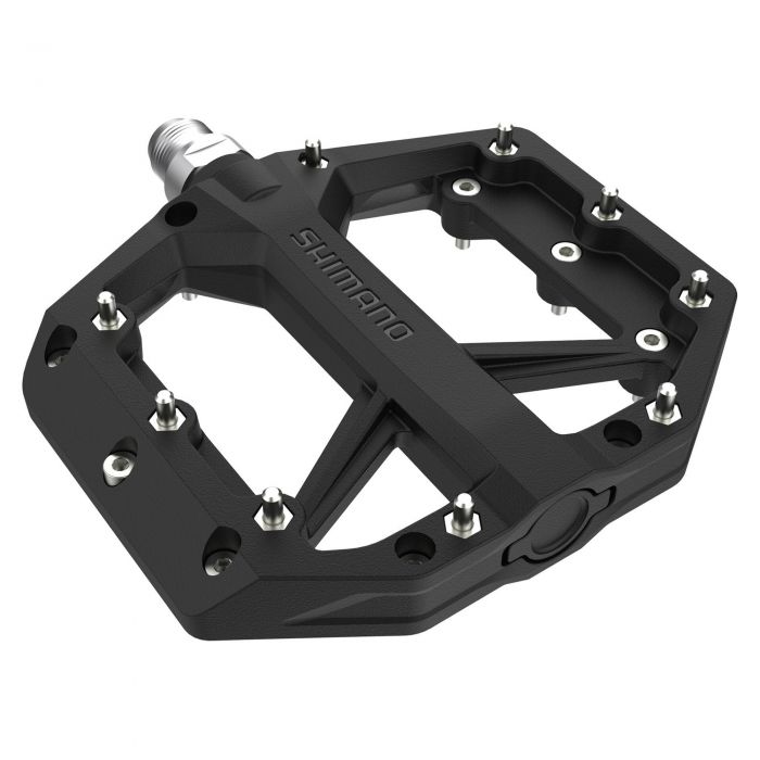 Tweeks Cycles Shimano PD-GR400 Flat Pedals - Black | Clearance section. 365 day returns, 0% finance & FREE delivery over £50