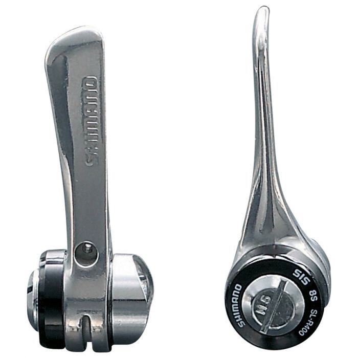 Image of Shimano SL-R400 Down Tube Shift Levers 8-Speed Braze-On