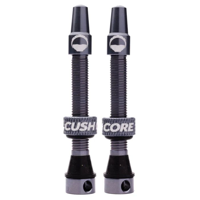 Tweeks Cycles CushCore Tubeless Valves - Titanium, 44mm | Clearance section. 365 day returns, 0% finance & FREE delivery over £50