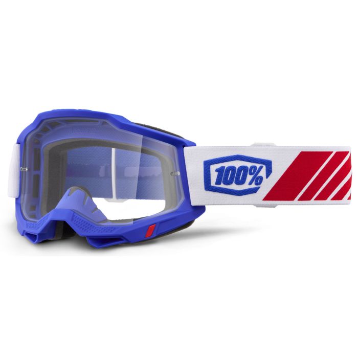 Tweeks Cycles 100% Accuri 2 Goggles - Kolby / Clear Lens | Clearance section. 365 day returns, 0% finance & FREE delivery over £50