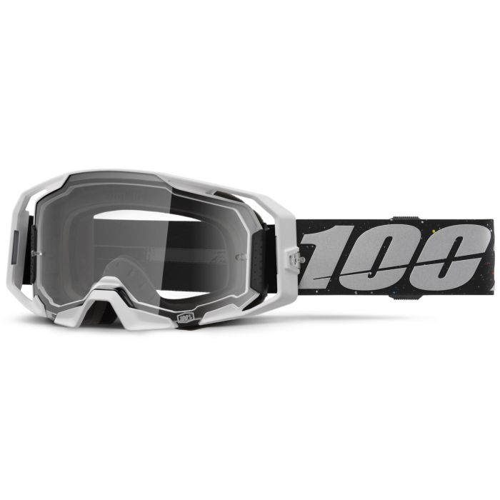 Tweeks Cycles 100% Armatic Goggles - RapidRacer / Clear Lens | Clearance section. 365 day returns, 0% finance & FREE delivery over £50