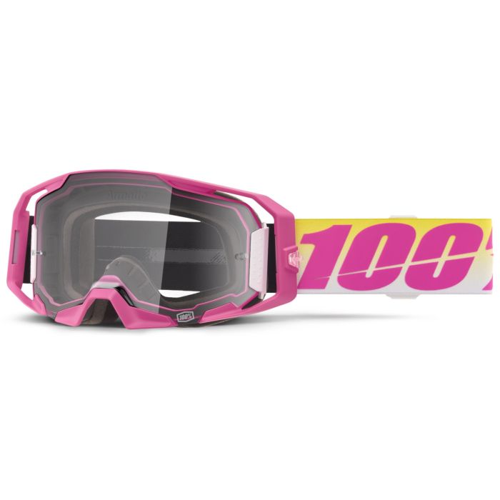 Tweeks Cycles 100% Armatic Goggles - Sellars / Clear Lens | Clearance section. 365 day returns, 0% finance & FREE delivery over £50