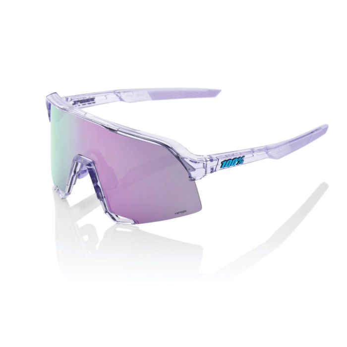 Tweeks Cycles 100% S3 Sunglasses - Polished Translucent Lavender HiPER Lavender Mirror Lens | Clearance section. 365 day returns, 0% finance & FREE delivery over £50