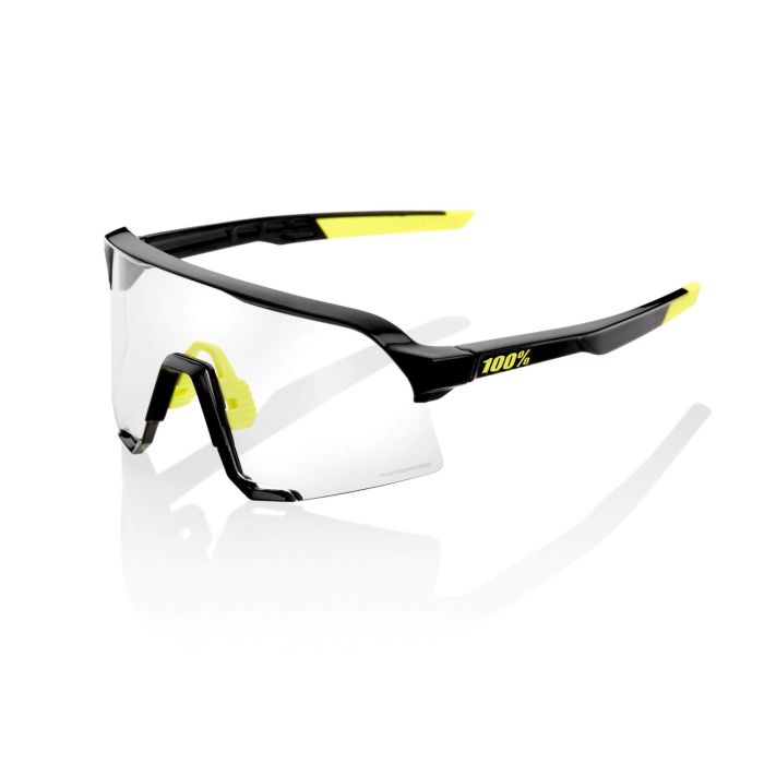 Image of 100% S3 Sunglasses - Gloss Black Photochromic Lens