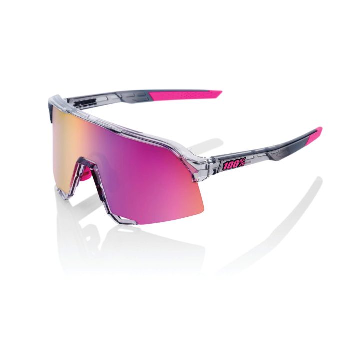 Tweeks Cycles 100% S3 Sunglasses - Tokyo Night Purple Multilayer Mirror Lens | Clearance section. 365 day returns, 0% finance & FREE delivery over £50