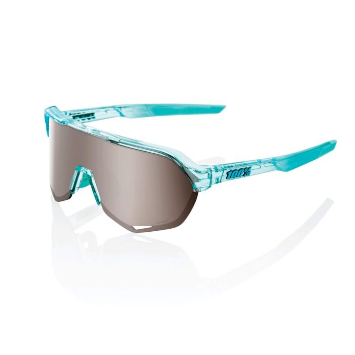 Image of 100% S2 Sunglasses - Polished Translucent Mint HiPER Silver Mirror Lens