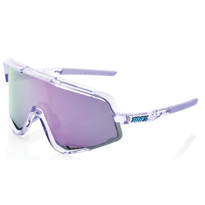 Tweeks Cycles 100% Glendale Sunglasses - Polished Translucent Lavender / HiPER Lavender Lens | Clearance section. 365 day returns, 0% finance & FREE delivery over £50