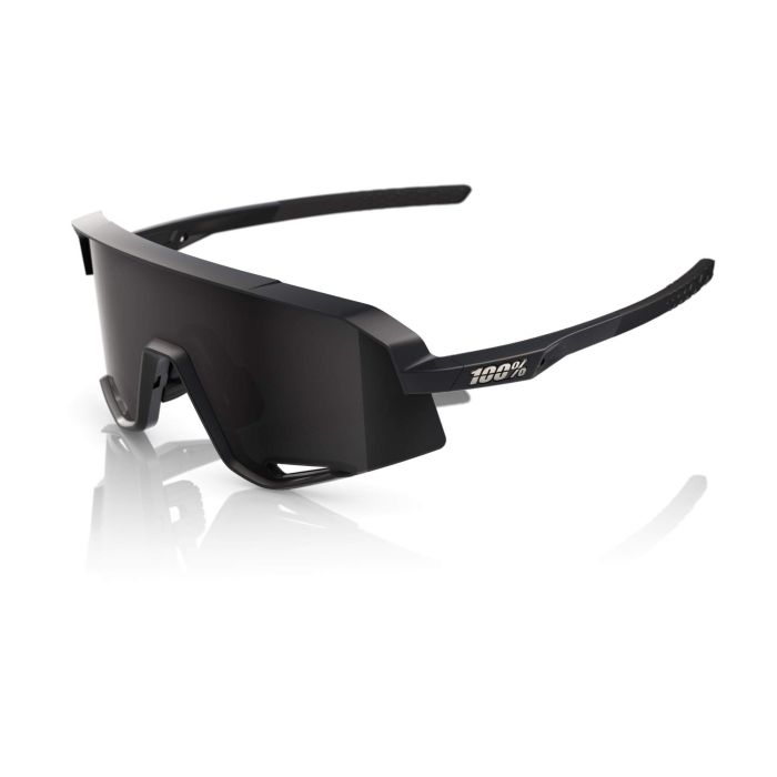 Image of 100% Slendale Sunglasses - Matte Black Smoke Lens