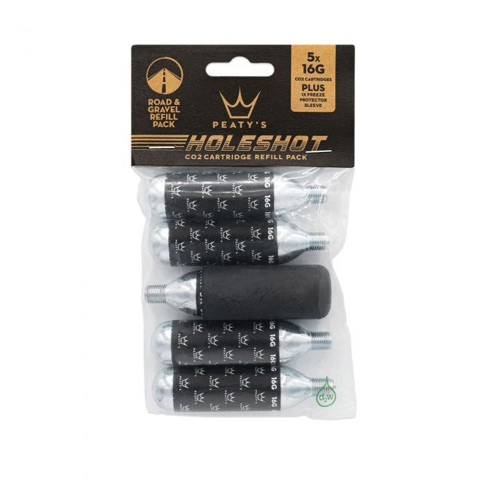 Tweeks Cycles Peaty's Holeshot CO2 Cartridge Refill Pack - Road & Gravel | Clearance section. 365 day returns, 0% finance & FREE delivery over £50