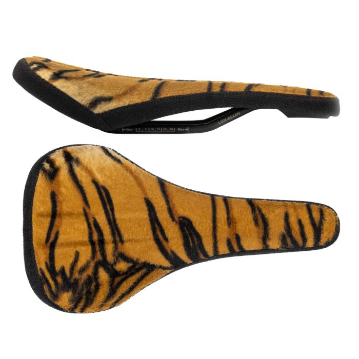 Tweeks Cycles SDG Bel Air V3 Traditional Lux-Alloy Animal Print Saddle - Tiger | Clearance section. 365 day returns, 0% finance & FREE delivery over £50