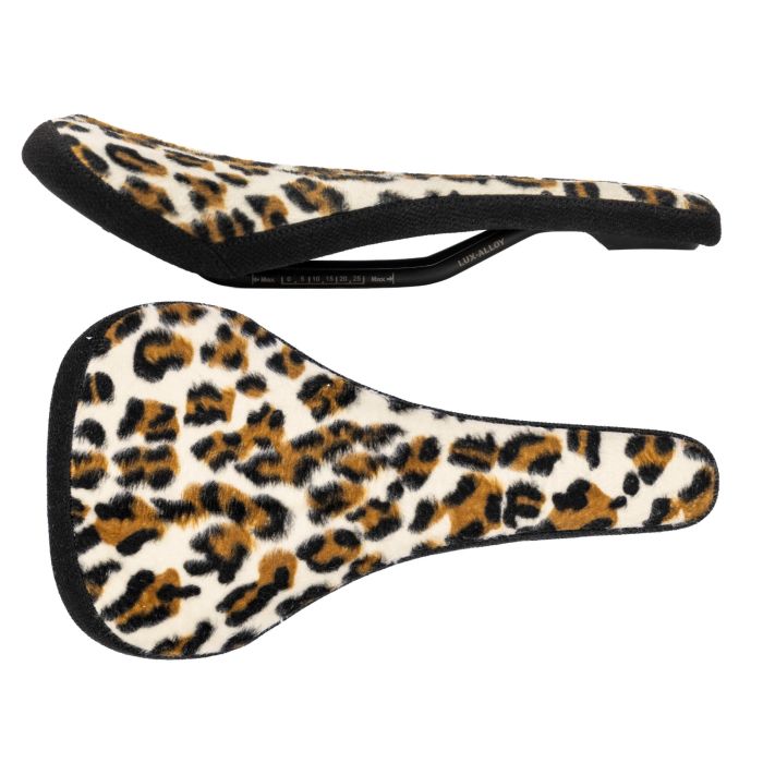 Tweeks Cycles SDG Bel Air V3 Traditional Lux-Alloy Animal Print Saddle - Leopard | Clearance section. 365 day returns, 0% finance & FREE delivery over £50