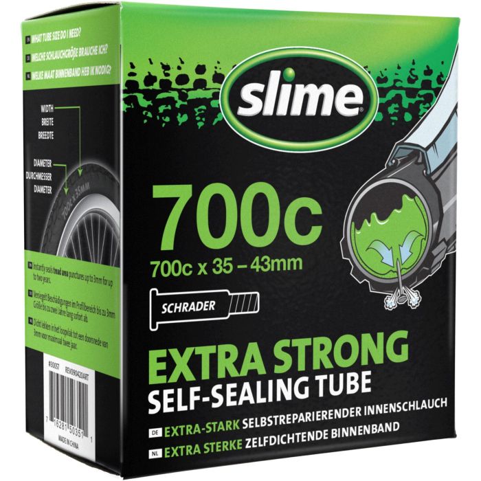 Tweeks Cycles Slime Smart Self-Sealing Inner Tube - Schrader700c x 35-43 | Clearance section. 365 day returns, 0% finance & FREE delivery over £50