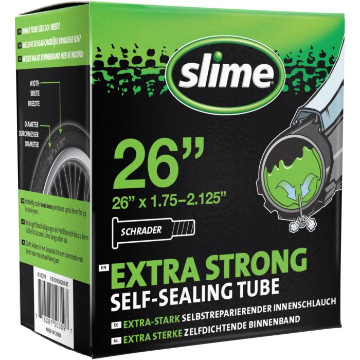 Tweeks Cycles Slime Smart Self-Sealing Inner Tube - Schrader26 x 1.75-2.125 | Clearance section. 365 day returns, 0% finance & FREE delivery over £50