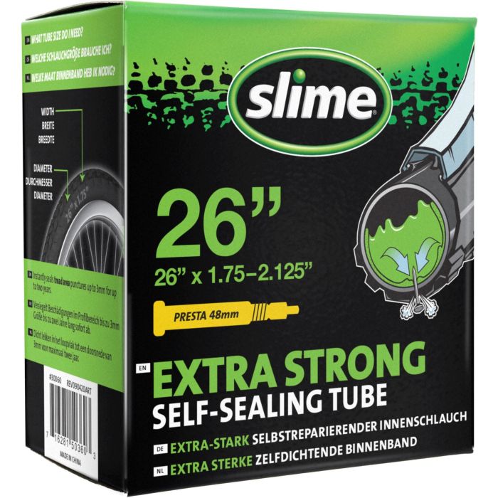 Tweeks Cycles Slime Smart Self-Sealing Inner Tube - Presta26 x 1.75-2.125 | Clearance section. 365 day returns, 0% finance & FREE delivery over £50