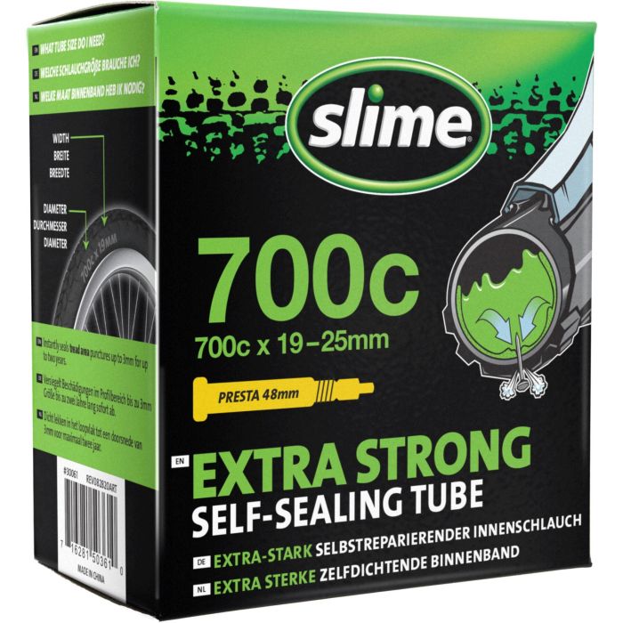 Tweeks Cycles Slime Smart Self-Sealing Inner Tube - Presta700c x 19-25 | Clearance section. 365 day returns, 0% finance & FREE delivery over £50