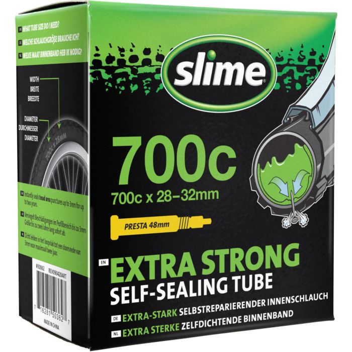 Tweeks Cycles Slime Smart Self-Sealing Inner Tube - Presta700c x 28-32 | Clearance section. 365 day returns, 0% finance & FREE delivery over £50