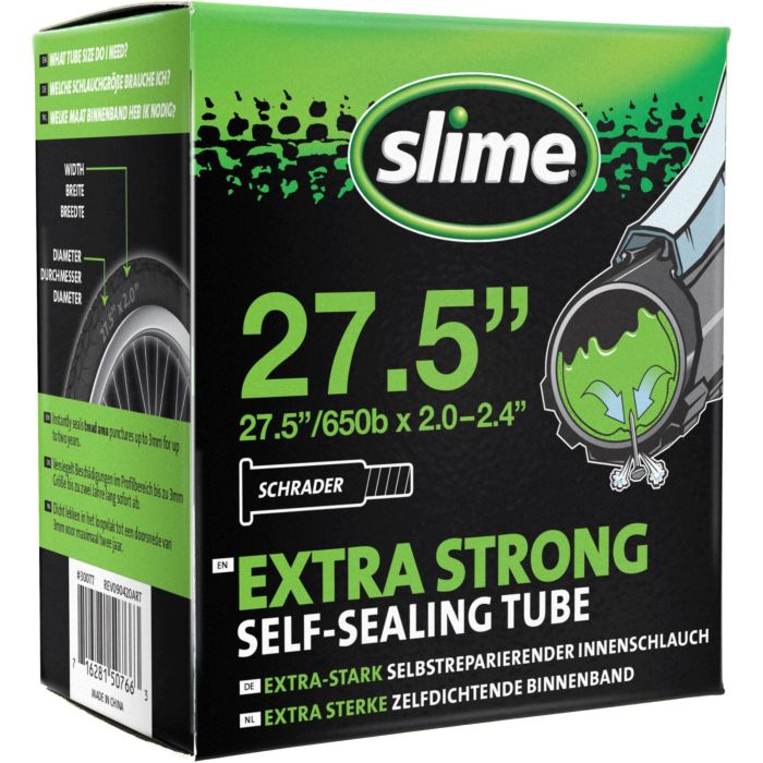 Tweeks Cycles Slime Smart Self-Sealing Inner Tube - Schrader27.5 x 2.0-2.40 | Clearance section. 365 day returns, 0% finance & FREE delivery over £50